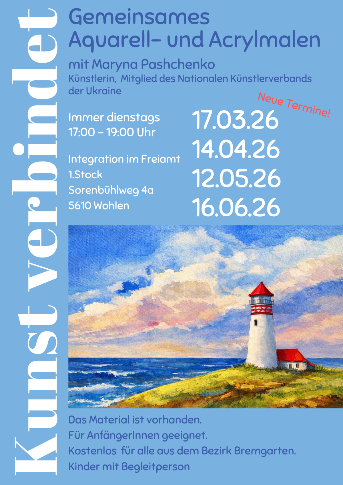 Kunst verbindet März bis Juni 2026